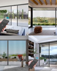 Moustiquaire pour porte et porte-fenêtre 2 vantaux avec exemples de disposition