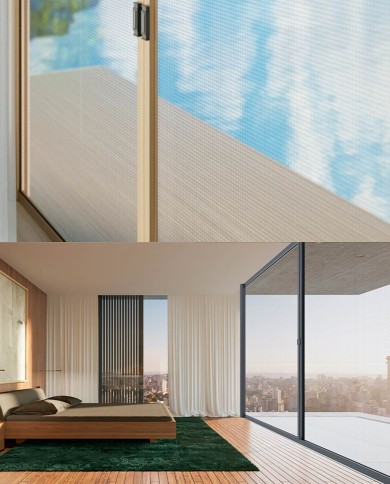 Moustiquaire pour porte ou fenêtre 1 ou 2 vantaux avec exemples de réalisation