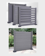 Bordure en aluminium type C2 pour maison et jardin