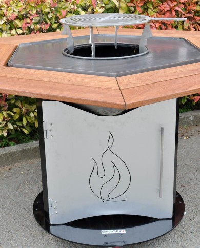 Braséro EMMOP fabriqué en France porte flamme
