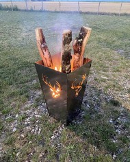 Braséro EMMOP fabriqué en France brule bois