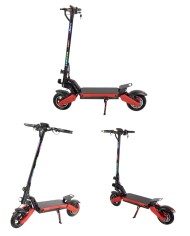 Trottinette électrique noir et rouge YE-1