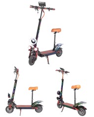 Trottinette Noir rouge YE-8