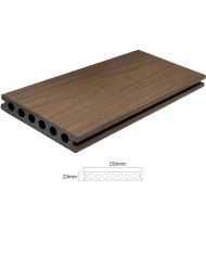 Lames composite pour le sol 150 mm x 23 mm en différents coloris