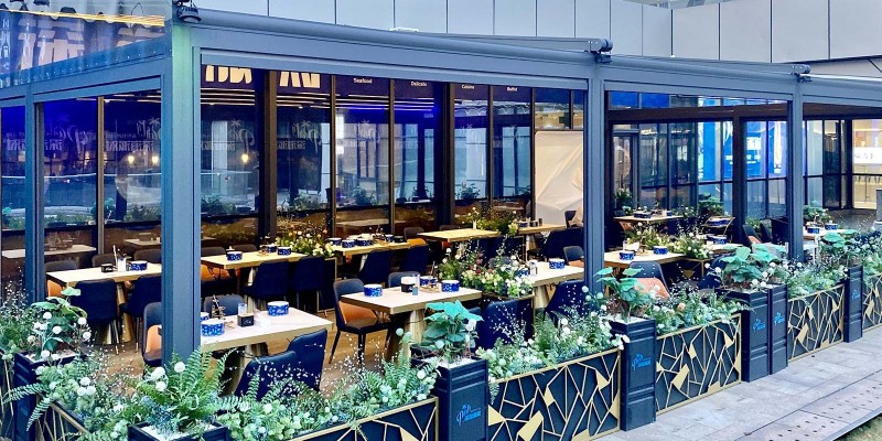 Pergola pour restaurant